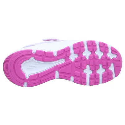 SKECHERS Sneaker Mädchen-Halbschuh Klett Flieder Textil 