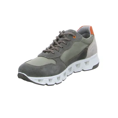 IMAC Halbschuhe Sneaker Stoff Grün Leder IMAC Halbschuhe Sneaker Stoff Grün Leder
