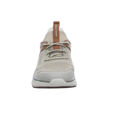 SKECHERS Air-Cooled Arch Fit Halbschuhe Sneaker Stoff Taupe Synthetik 