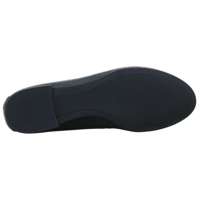 TAMARIS Ballerina Schwarz Leder 