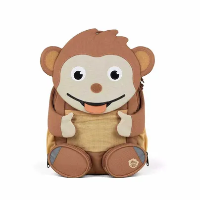 AFFENZAHN Kinderrucksack 8L Aktionen Braun Textil AFFENZAHN Kinderrucksack 8L Aktionen Braun Textil