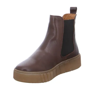 SCHUHENGEL Boot Braun Leder SCHUHENGEL Boot Braun Leder
