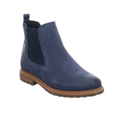 TAMARIS Boot Navy Leder 