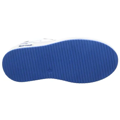 GATTINO Sneaker Kleinkinder-Halbschuh Binder Blau Leder GATTINO Sneaker Kleinkinder-Halbschuh Binder Blau Leder