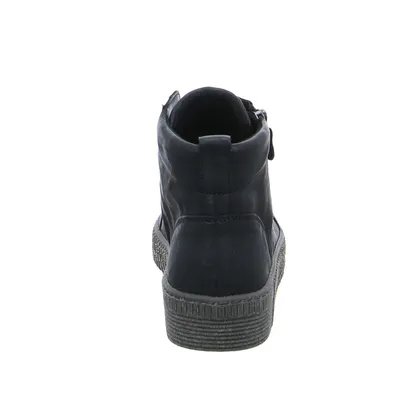 GABOR Mid Cut Sneaker Schwarz Leder GABOR Mid Cut Sneaker Schwarz Leder