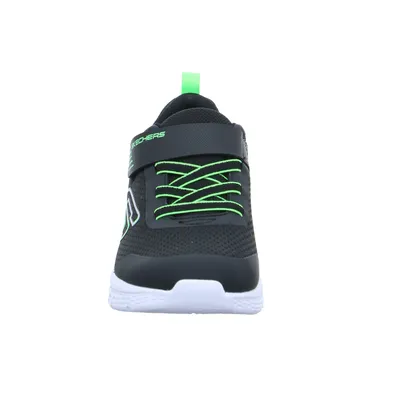 SKECHERS Sneaker Jungen-Halbschuh Klett Schwarz Textil SKECHERS Sneaker Jungen-Halbschuh Klett Schwarz Textil