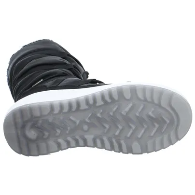* mit Sympatex 100% Wasserdicht Snowboot Schwarz Textil * mit Sympatex 100% Wasserdicht Snowboot Schwarz Textil