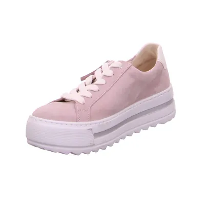 GABOR mit Wechselfussbett Sneaker Rosa Leder 
