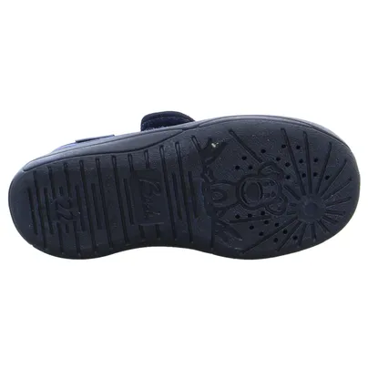 BECK Baby Hausschuh Baby-Hausschuh Dunkelblau Textil BECK Baby Hausschuh Baby-Hausschuh Dunkelblau Textil