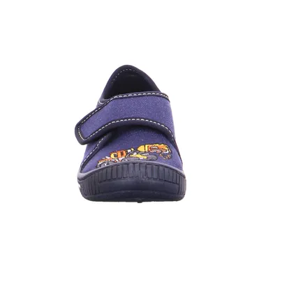 BECK Jungenhausschuh Kinder-Hausschuh Blau Textil BECK Jungenhausschuh Kinder-Hausschuh Blau Textil