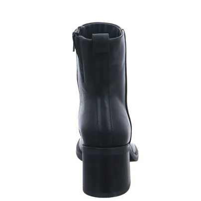 SCHUHENGEL Stiefelette Schwarz Leder SCHUHENGEL Stiefelette Schwarz Leder