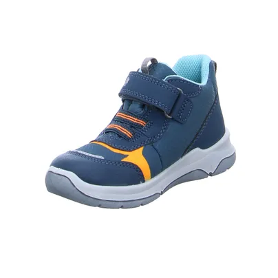 SUPERFIT Sneaker high Kleinkinder-Halbschuh Klett Blau Textil 