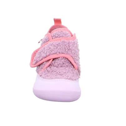 AFFENZAHN Komfortschuh Kinder-Hausschuh Rosa Textil 