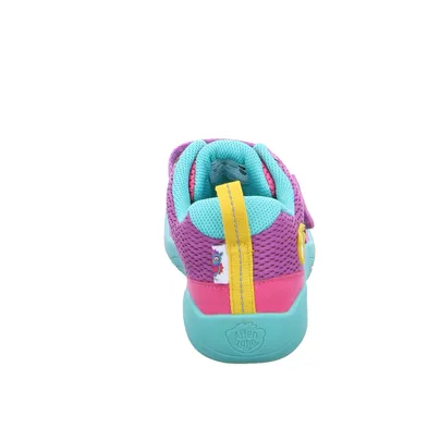 AFFENZAHN Komfortschuh Mädchen-Halbschuh Klett Violette Textil 