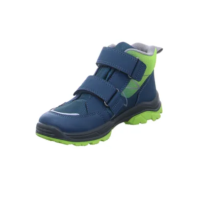 SUPERFIT Sneaker high Kleinkinder-Halbschuh Klett Blau Textil 