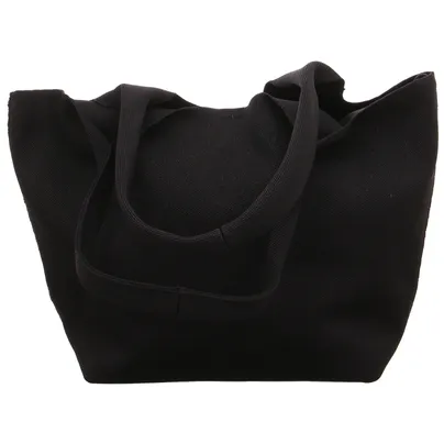 LA STRADA Sommertasche Schwarz Textil 