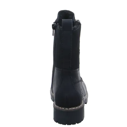 RIEKER Boot Schwarz Lederimitat RIEKER Boot Schwarz Lederimitat