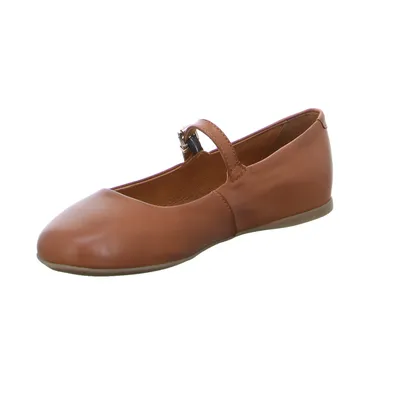 SCHUHENGEL Ballerina Cognac Leder SCHUHENGEL Ballerina Cognac Leder