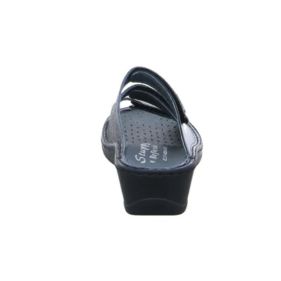 STUPPY Pantolette Altsilber Leder STUPPY Pantolette Altsilber Leder