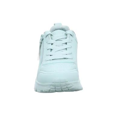 SKECHERS Sneaker Mädchen-Halbschuh Binder Pastelgrün Lederimitat 