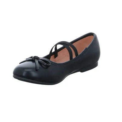 INDIGO Festlicher Schuh Mädchen-Ballerina Schwarz Lederimitat INDIGO Festlicher Schuh Mädchen-Ballerina Schwarz Lederimitat