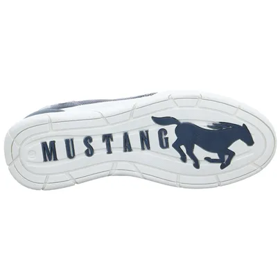 MUSTANG Halbschuhe Sneaker Blau Lederimitat MUSTANG Halbschuhe Sneaker Blau Lederimitat