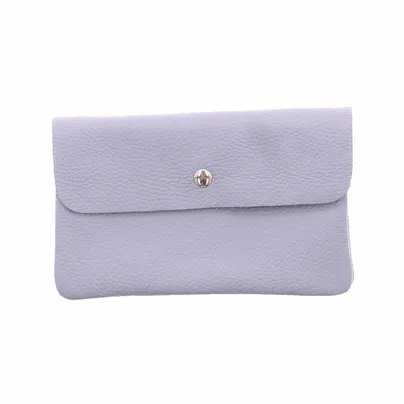 SCHUHENGEL Umhängetasche Hellblau Leder SCHUHENGEL Umhängetasche Hellblau Leder