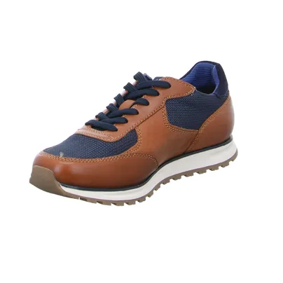 BUGATTI SHOES Halbschuhe Sneaker Cognac Leder BUGATTI SHOES Halbschuhe Sneaker Cognac Leder