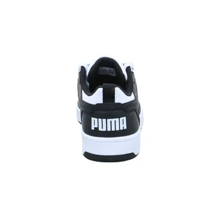 PUMA Puma Rebound V6 Lo Jr Kinder Sportschuh Weiss Lederimitat 