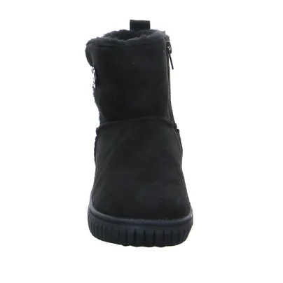 S.OLIVER Bootie Mädchen-Winter-Bottine Schwarz Lederimitat 