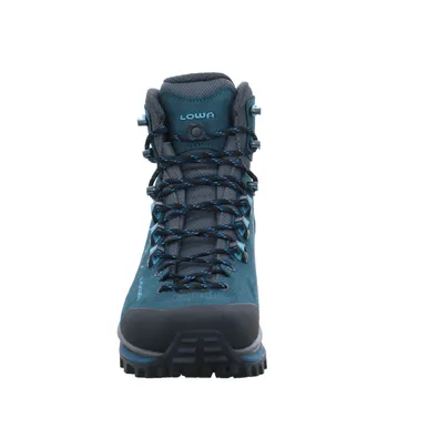LOWA RANDIR GTX MID WS Wander- Bergschuh Damen Petrol Leder 