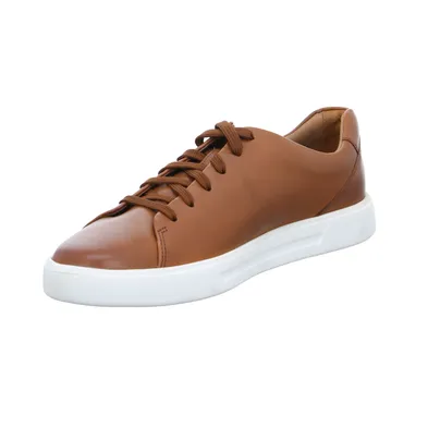 CLARKS Halbschuhe Sneaker Cognac Leder CLARKS Halbschuhe Sneaker Cognac Leder