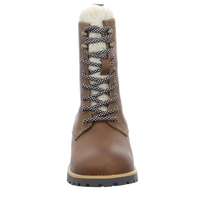 SCHUHENGEL Boot Braun Leder SCHUHENGEL Boot Braun Leder