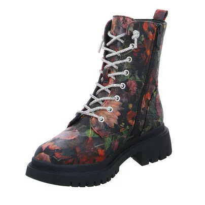 LA STRADA Boot Schwarz Lederimitat LA STRADA Boot Schwarz Lederimitat