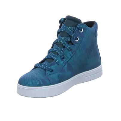 SUPERFIT Sneaker high Kleinkinder-Halbschuh Binder Petrol Leder SUPERFIT Sneaker high Kleinkinder-Halbschuh Binder Petrol Leder