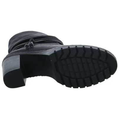 RIEKER Stiefelette Schwarz Lederimitat RIEKER Stiefelette Schwarz Lederimitat
