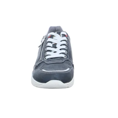 MUSTANG Halbschuhe Sneaker Blau Lederimitat MUSTANG Halbschuhe Sneaker Blau Lederimitat