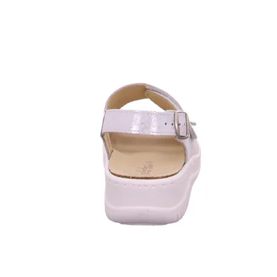 COMFORT LOVER Comfort-Sandalette Weiss Leder COMFORT LOVER Comfort-Sandalette Weiss Leder