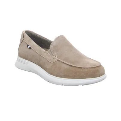BUGATTI SHOES Halbschuh Beige Leder BUGATTI SHOES Halbschuh Beige Leder