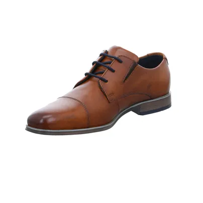 BUGATTI SHOES Halbschuh-City Cognac Leder 
