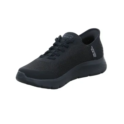 SKECHERS Memory Foam Halbschuhe Sneaker Stoff Schwarz Synthetik 