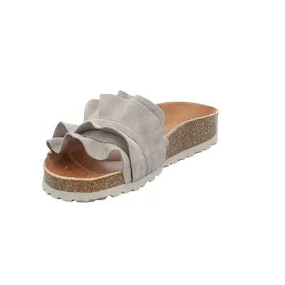VERBENAS Pantolette Beige Leder 