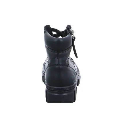 SCHUHENGEL Boot Schwarz Leder SCHUHENGEL Boot Schwarz Leder