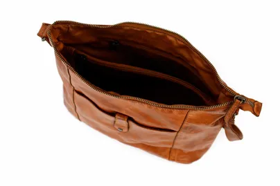 BEAR DESIGN Beuteltasche Cognac Leder BEAR DESIGN Beuteltasche Cognac Leder