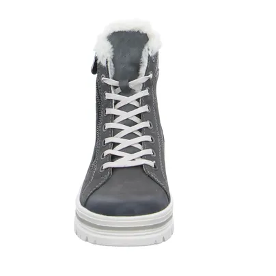 REMONTE mit TEX Membrane Boot Grau Leder 