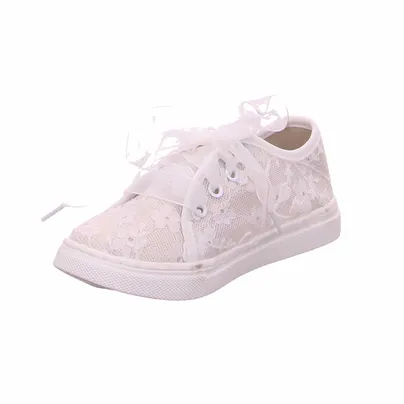 ZOTH Mädchensneaker Kleinkinder-Halbschuh Binder Weiss Textil ZOTH Mädchensneaker Kleinkinder-Halbschuh Binder Weiss Textil