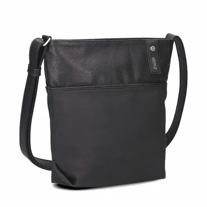 ZWEI Beuteltasche Schwarz Lederimitat ZWEI Beuteltasche Schwarz Lederimitat