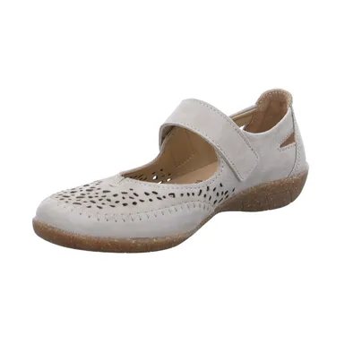 VAN DER LAAN Comfort-Ballerina Beige Leder VAN DER LAAN Comfort-Ballerina Beige Leder