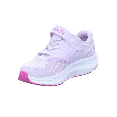 SKECHERS Sneaker Mädchen-Halbschuh Klett Flieder Textil 