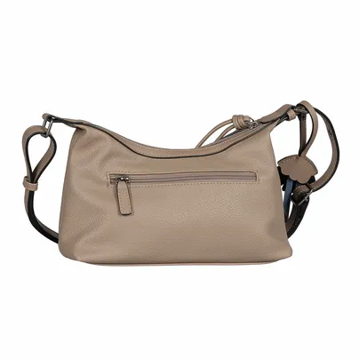 TOM TAILOR Umhängetasche Taupe Lederimitat TOM TAILOR Umhängetasche Taupe Lederimitat